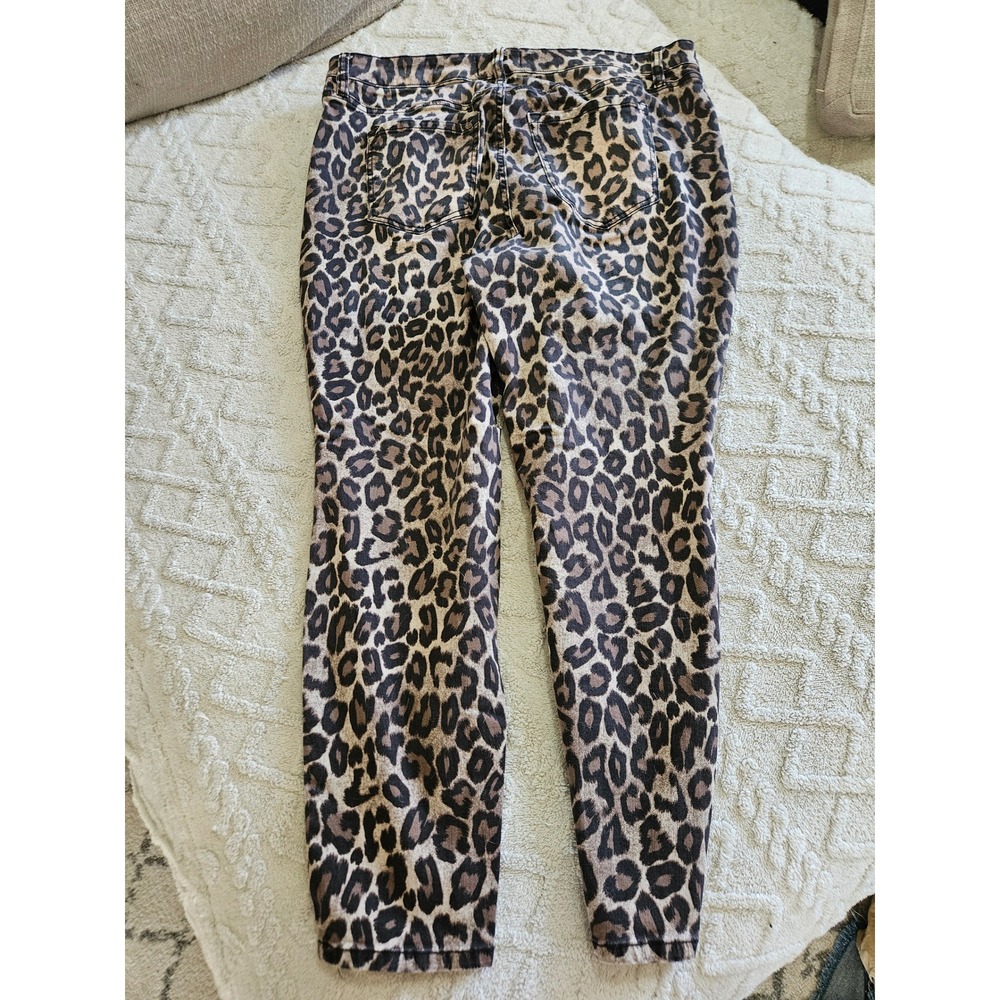 Lane Bryant Leopard Print Skinny Jeans Plus Size 16 Animal Print Pants m118641 - Picture 7 of 7